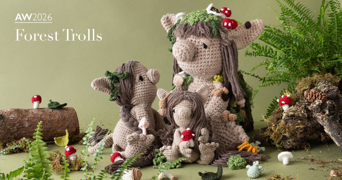 AW2026 Forest Troll crochet patterns toft